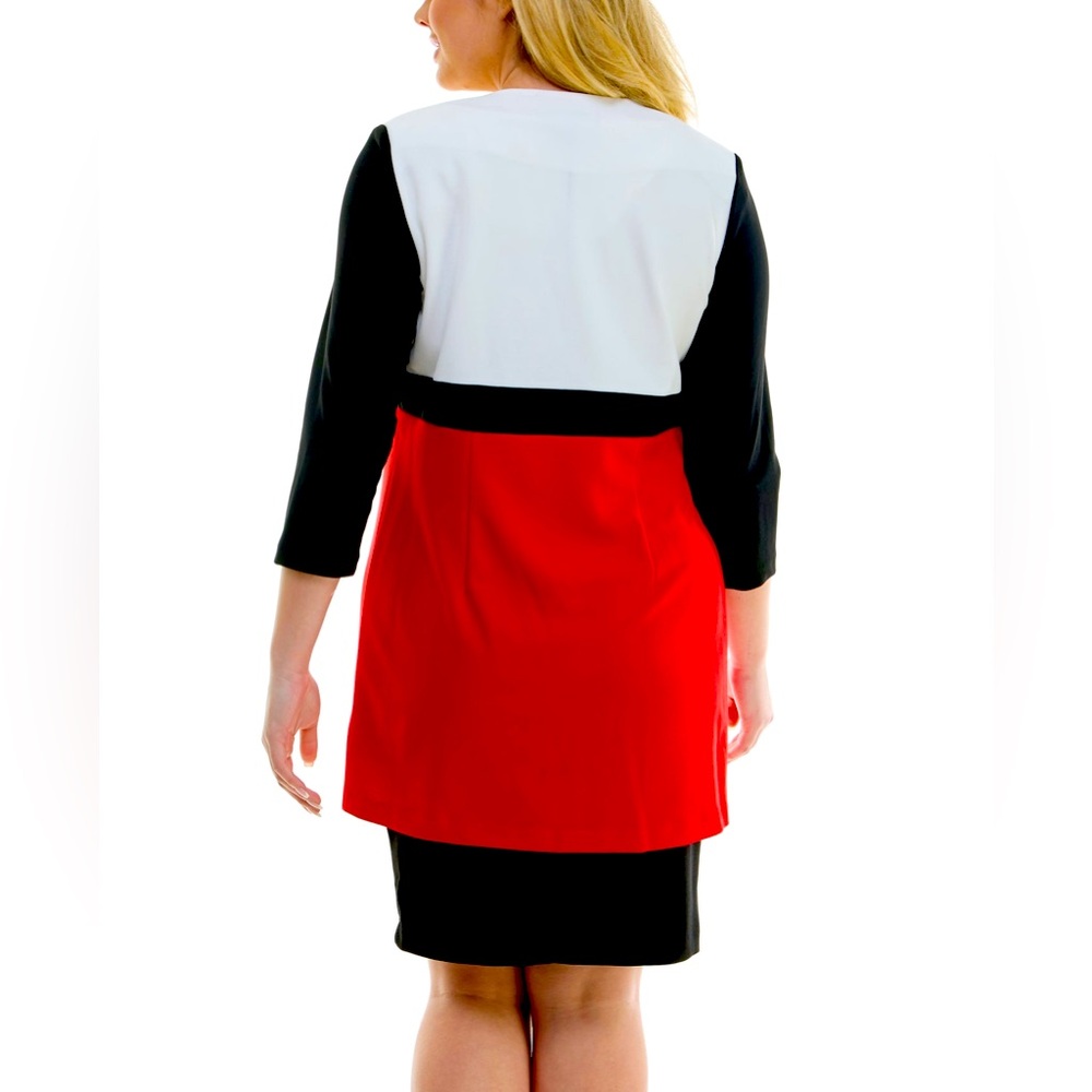 Danny & Nicole Color Block JACKET for Dress/pencil Skirt Occasions/workplace